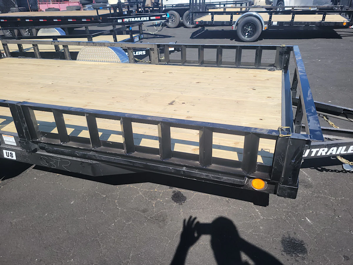 P.J. Trailers 14x77 Single Axle, 3K GVWR, Channel Utility, ATV Ramps - Stock #PPJ11196 - Image 3 of 3 P.J. Trailers 14x77 Single Axle, 3K GVWR, Channel Utility, ATV Ramps - Stock #PPJ11196 - Image 3 of 3