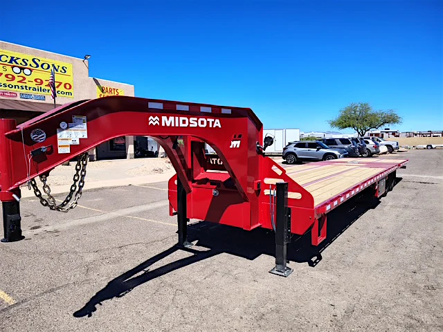 Midsota 36X102 Gooseneck, Tandem Axle, 10FT Hydraulic Tail, Hyd. Jacks, 25,900 GVWR - Stock #MI003 - Image 18 of 18 Midsota 36X102 Gooseneck, Tandem Axle, 10FT Hydraulic Tail, Hyd. Jacks, 25,900 GVWR - Stock #MI003 - Image 18 of 18