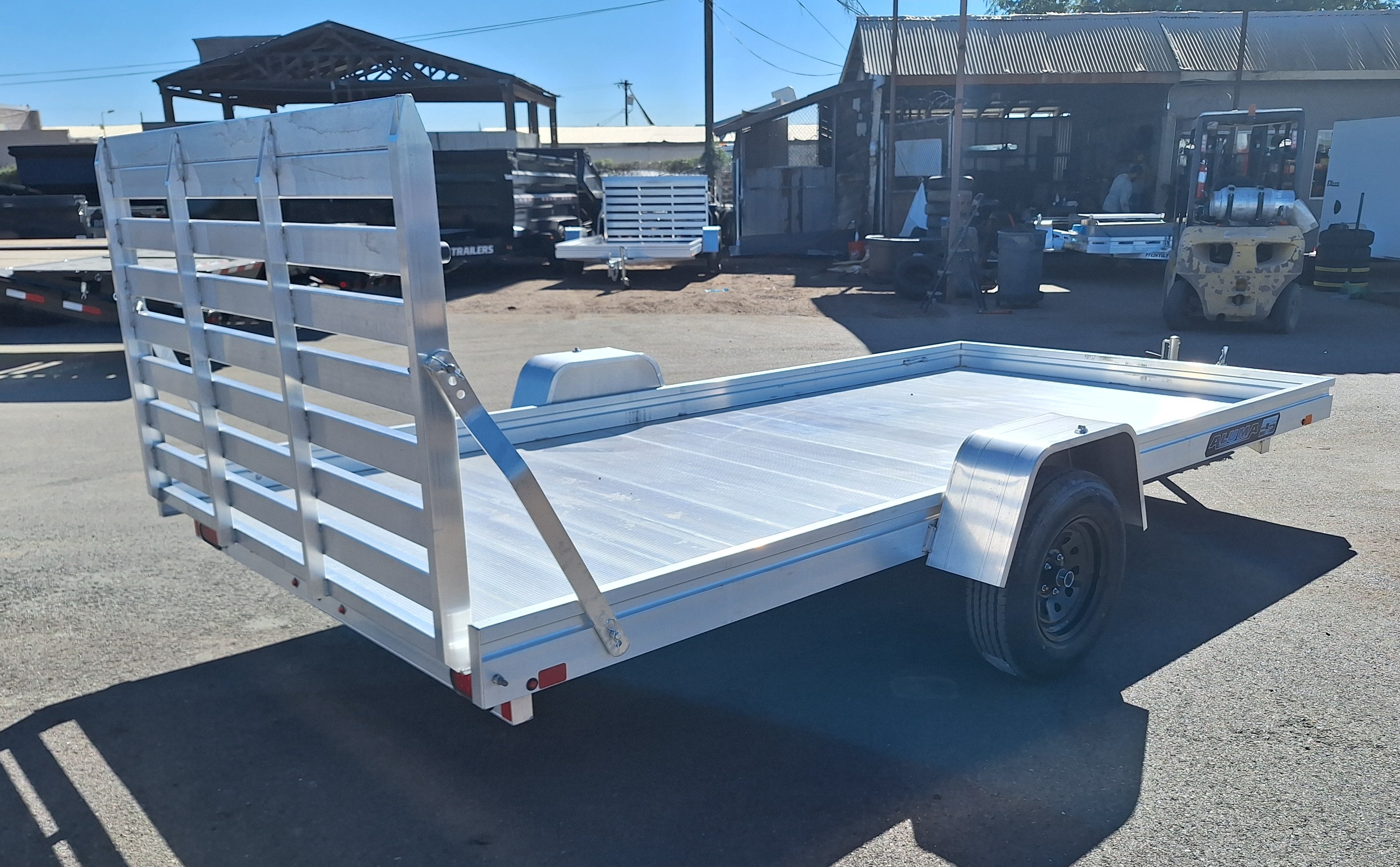 Aluma 14x78 All Aluminum, 3K GVWR, Single Axle (7814ESA-S-TG) - Stock #ALU342 - Image 4 of 6