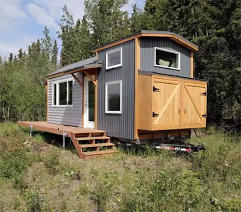 Tiny Home Built on Trailer Base