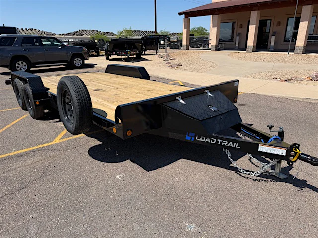 Load Trail 18x83 Tandem Axle, 7K GVWR, Carhauler, Slide in Ramps - Stock #LT938 - Image 1 of 7 Load Trail 18x83 Tandem Axle, 7K GVWR, Carhauler, Slide in Ramps - Stock #LT938 - Image 1 of 7