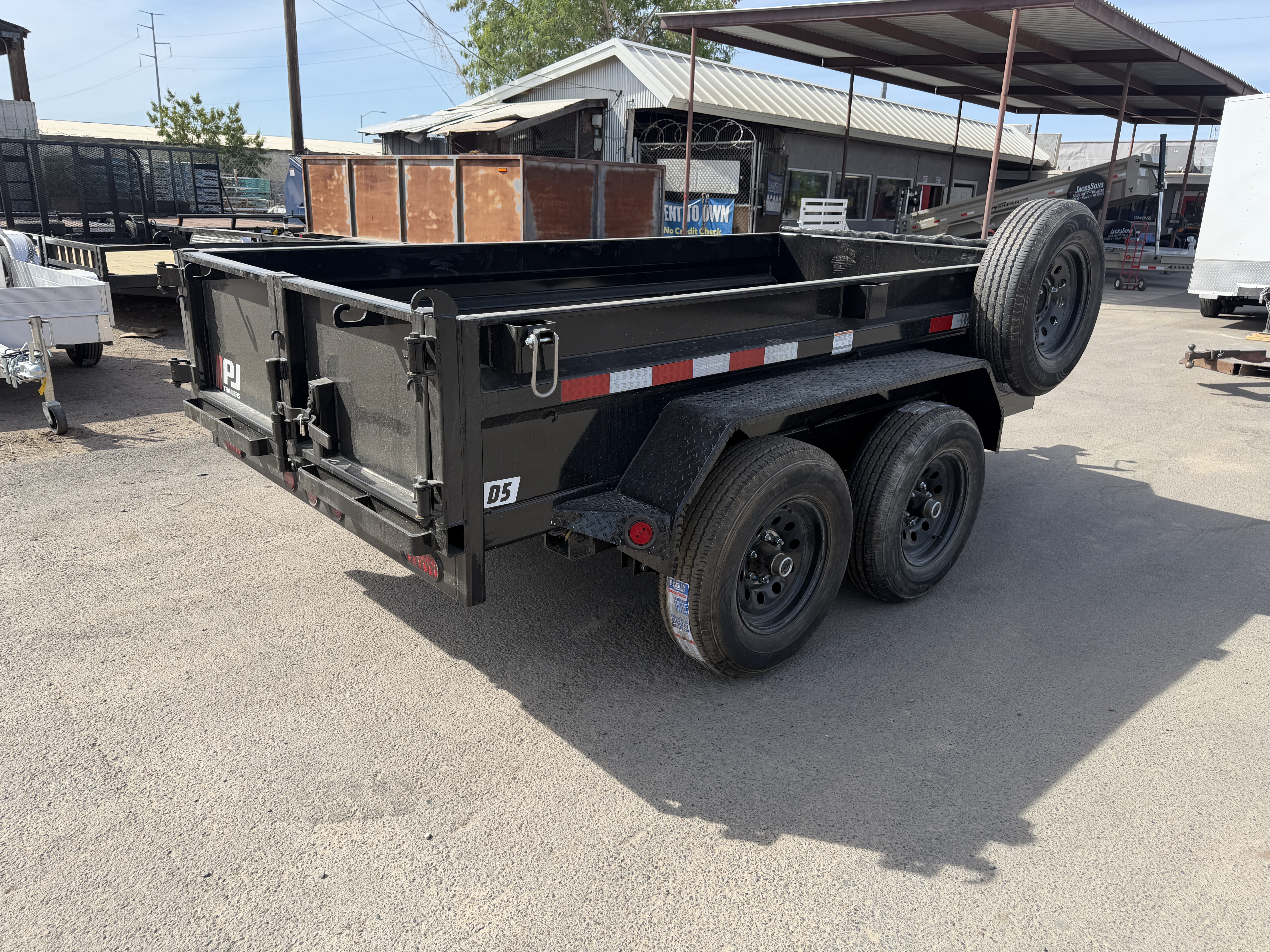 P.J. Trailers 10X60 Utility Dump, Tandem Axle, 7K GVWR - Stock #PJD1686 - Image 1 of 9