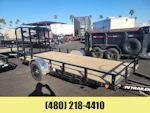 P.J. Trailers 14x77 Single Axle, 3K GVWR, Channel Utility Stock #PPJ10821 - Thumbnail 3