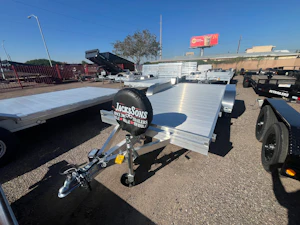Aluma 16x82 All Aluminum, 7K GVWR, Tandem Axle (8216ESA-TA-EL-R-RTD)