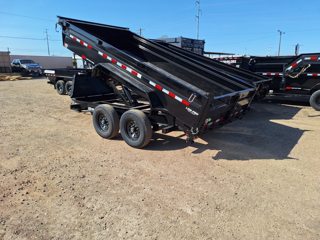 P.J. Trailers 16'x83" Low Pro Dump Trailer w/ 2' Sides (DL) - Stock #PJD1565 - Image 4 of 7