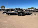 P.J. Trailers 22x102x6" Channel Tandem Axle, 14K GVWR Super-Wide, Equipment, Slide In Ramps Stock #PPJ11039 - Thumbnail 8