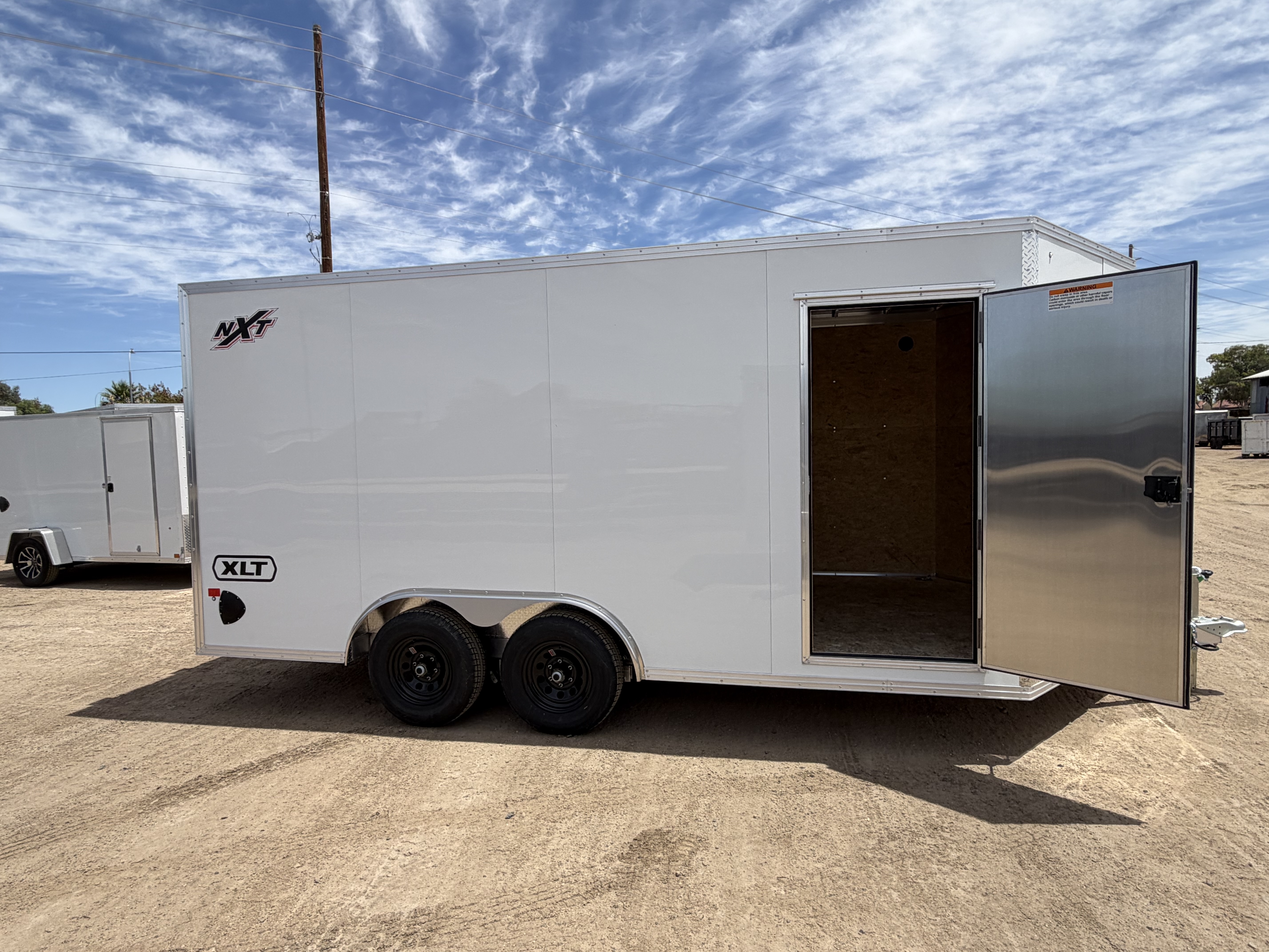 Alcom 16x8.5 All Aluminum XLTP2 Car Hauler, 10K GVWR, Side Door, Ramp Door - Stock #ALC267 - Image 6 of 8