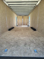Formula Trailers 28x8.5 Conquest SE Flat Top Sloped V-Nose Enclosed Car Hauler, 10K GVWR, Ramp Door Stock #CMP2906 - Thumbnail 15