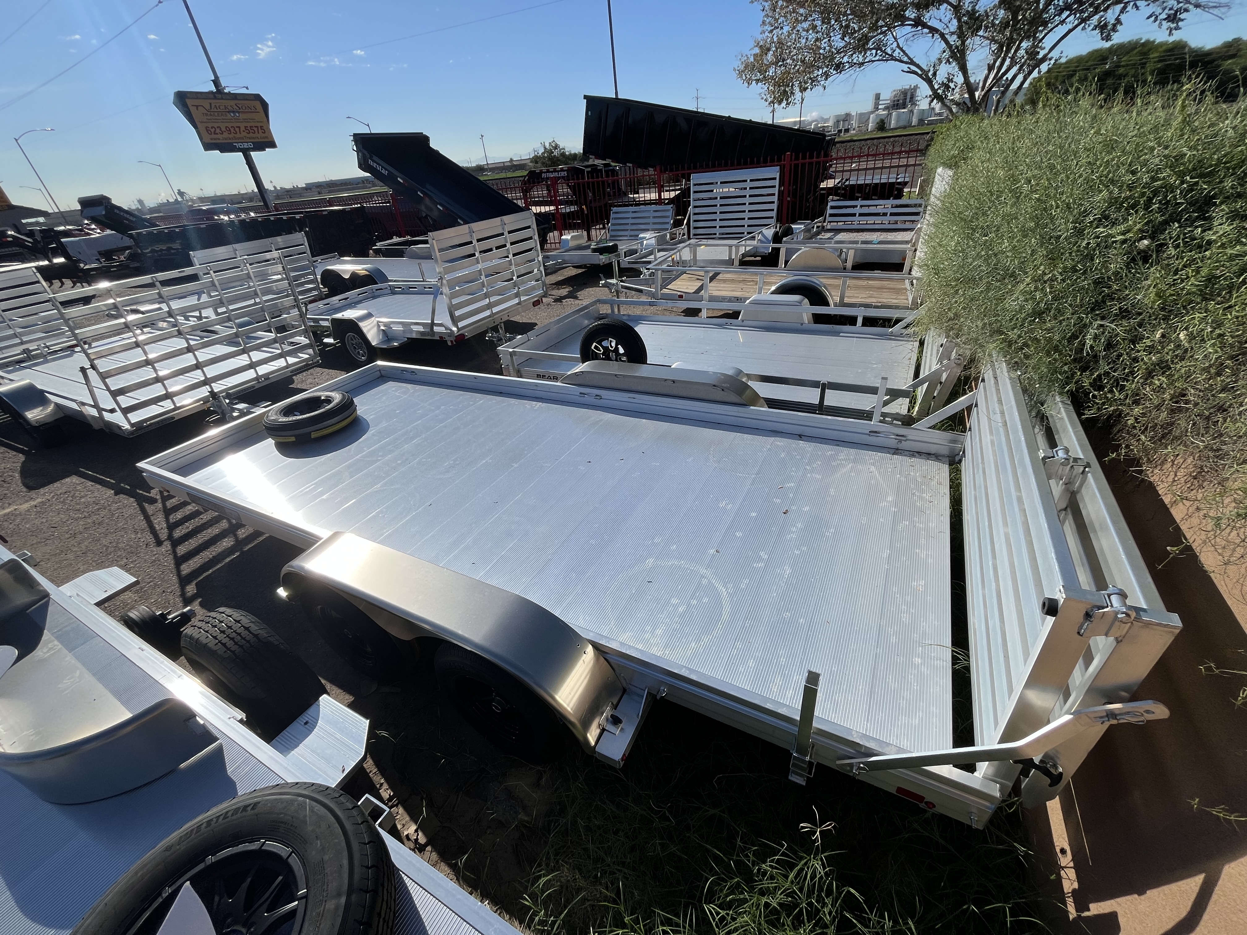 Aluma 16x78 All Aluminum, 7K GVWR, Tandem Axle (7816ESA-TA-EL-BT) - Stock #ALU258 - Image 4 of 8