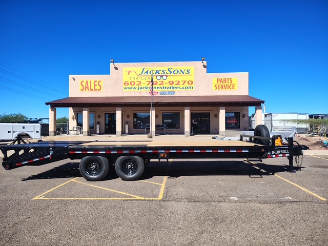 Norstar 22x102 Ironbull Tandem Axle,14K GVWR, Deckover, Rampage Ramps - Stock #NS511 - Image 1 of 5