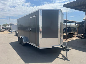 Compass 16x7 Jasper SE, 7K GVWR, Standard Height - No Slope, Ramp Door