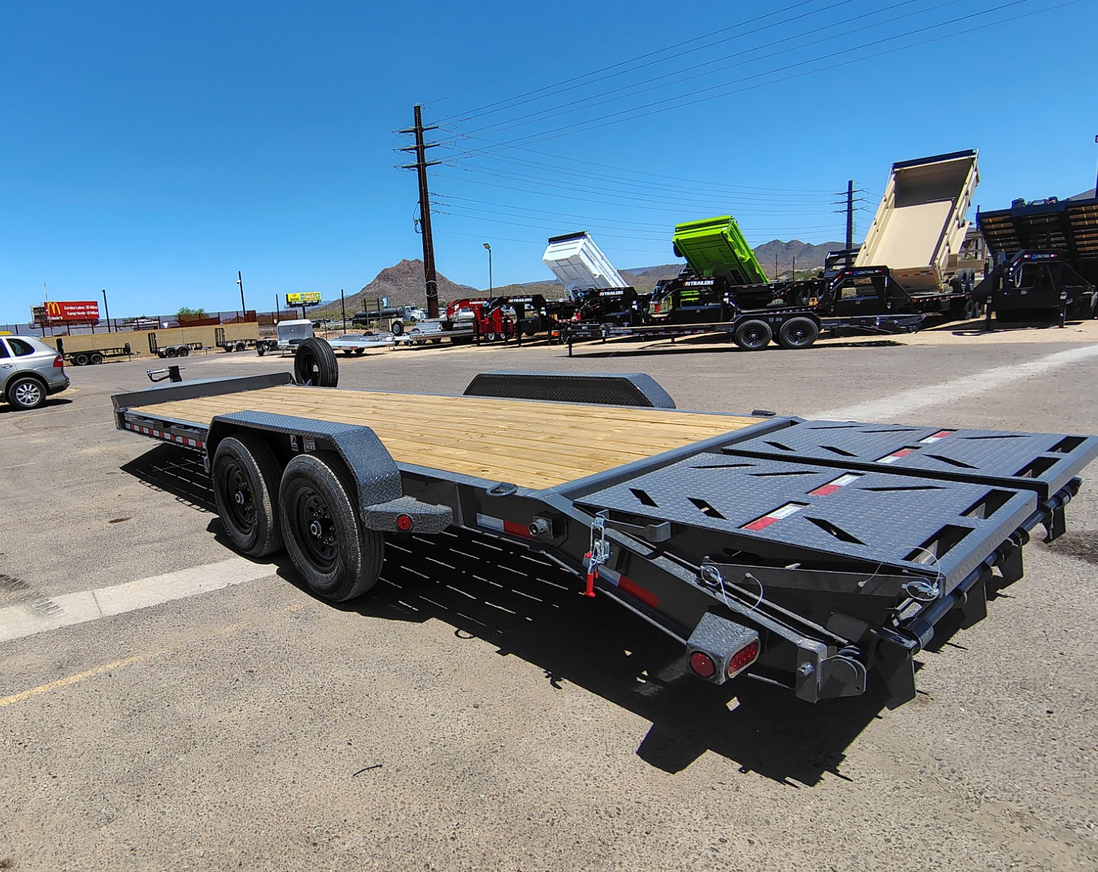 Norstar 24x83 IronBull, Tandem Axle, 14K GVWR, Rampage Ramps - Stock #NS578 - Image 3 of 5