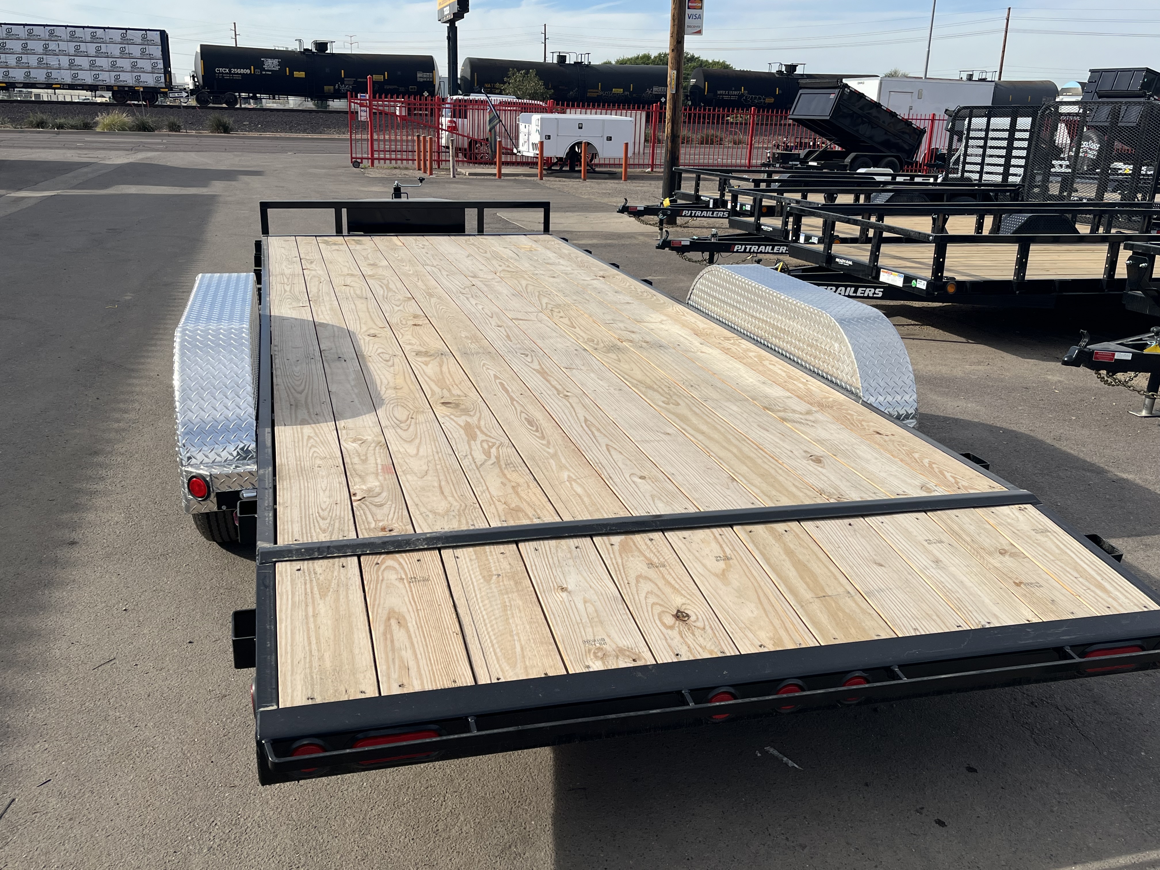 P.J. Trailers 20x83x4" Channel Tandem Axle, 7K GVWR, Carhauler - Stock #PPJ10993 - Image 7 of 10