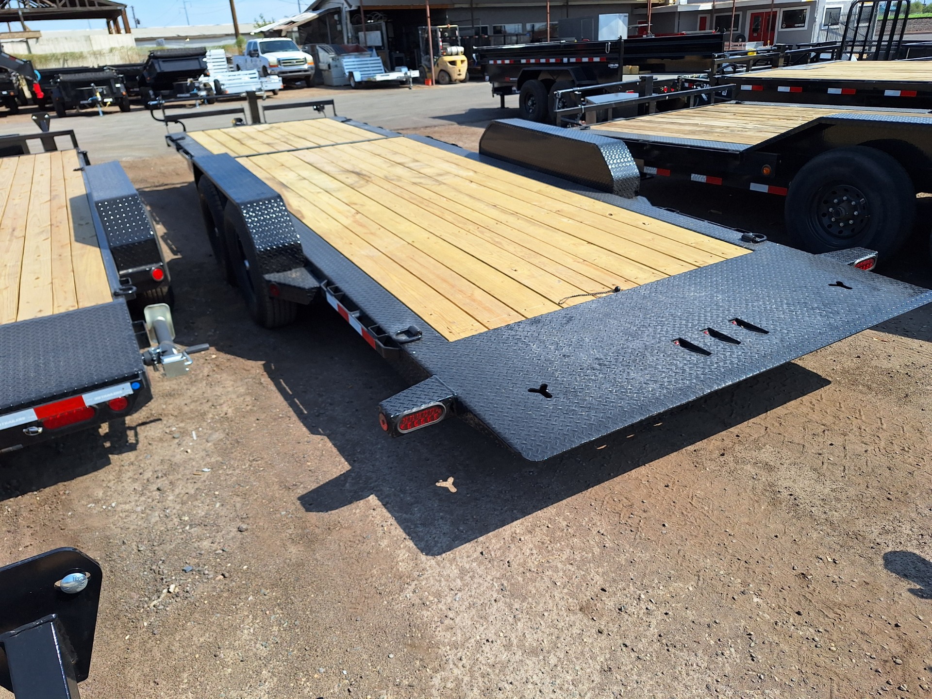 Norstar 24x83 Ironbull Tandem Axle, 14K GVWR, Low-Pro Gravity Tilt - Stock #NS503 - Image 3 of 6