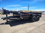P.J. Trailers 14x83 Tandem Axle, 15,400 GVWR, Low Pro Dump, 24" Sides, 14 Ply Tires Stock #PJD1667 - Thumbnail 4