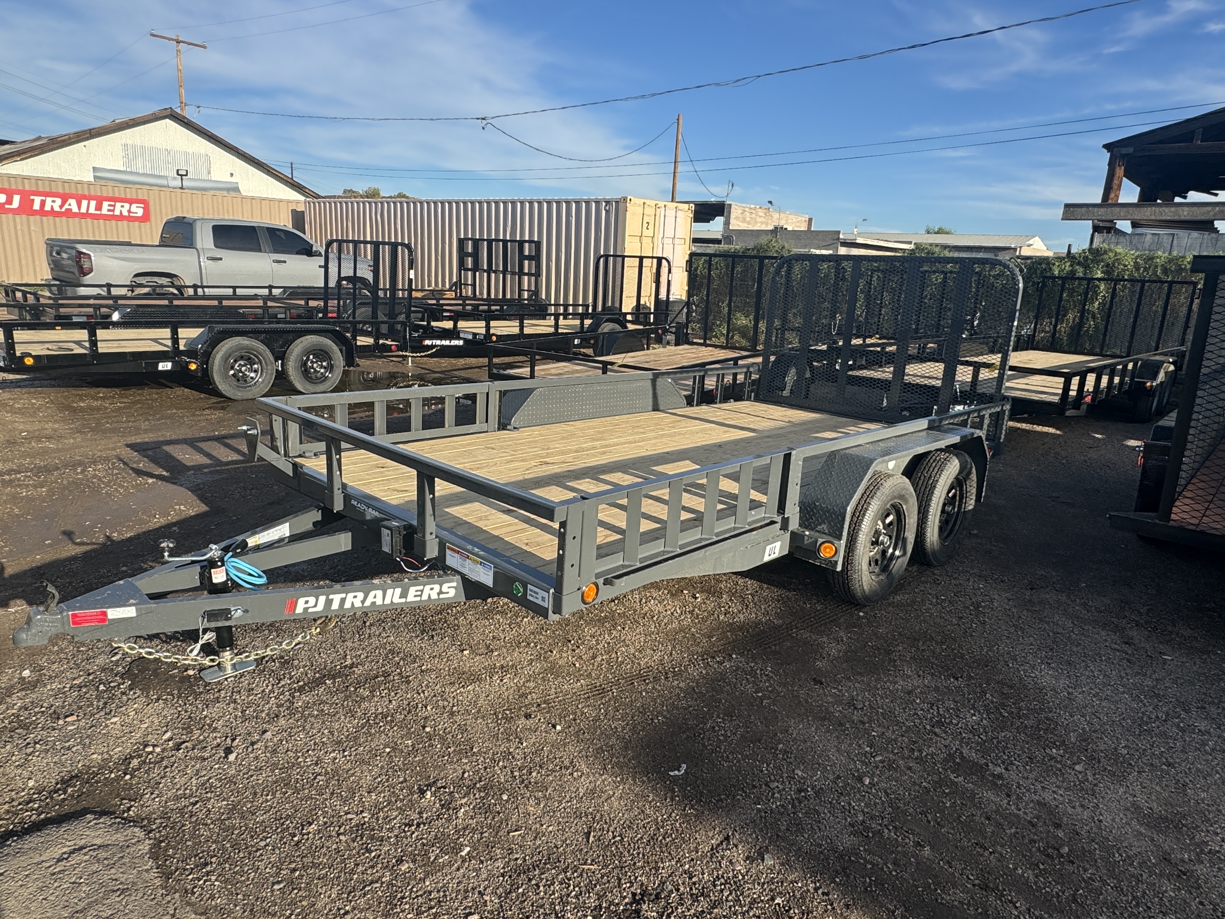 P.J. Trailers 14x83 Tandem Axle, 7K GVWR, Channel Utility, ATV - Stock #PPJ10945 - Image 1 of 5