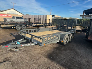P.J. Trailers 14x83 Tandem Axle, 7K GVWR, Channel Utility, ATV