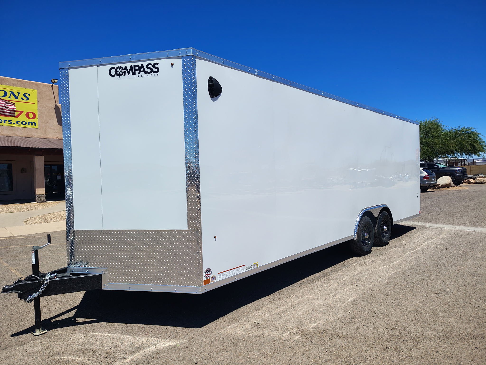 Compass 8.5'x24' Enclosed Cargo Trailer w/ Rear Ramp Door