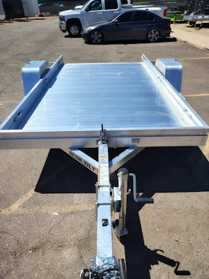 Aluma 10x68 All Aluminum, 3K GVWR, Single Axle, Tilt (6810H-TILT-S-EL)