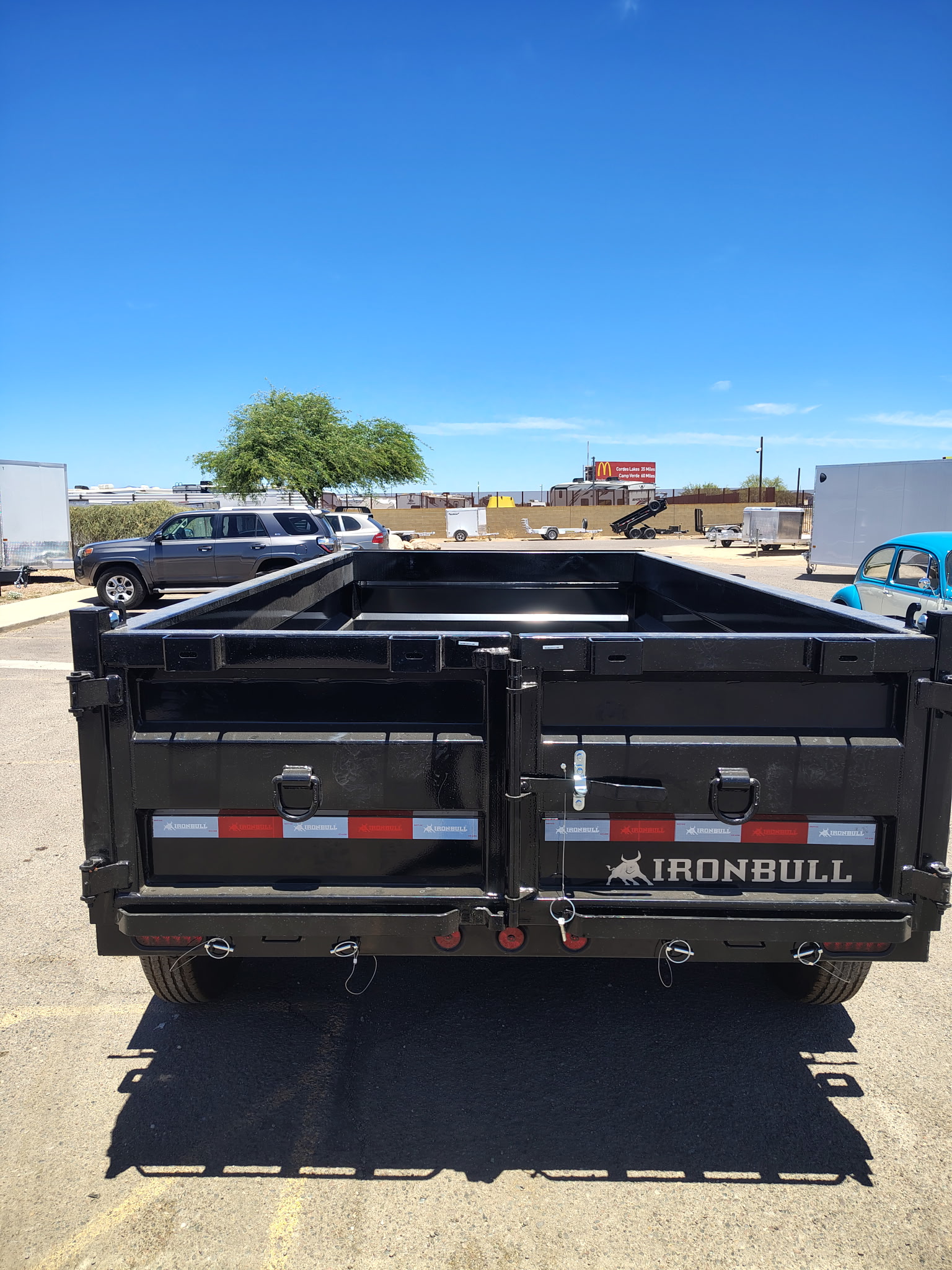 Norstar 12x72 IronBull Tandem Axle Dump, 15K GVWR, 24" Sides, Solar Charger - Stock #NST1509 - Image 1 of 11