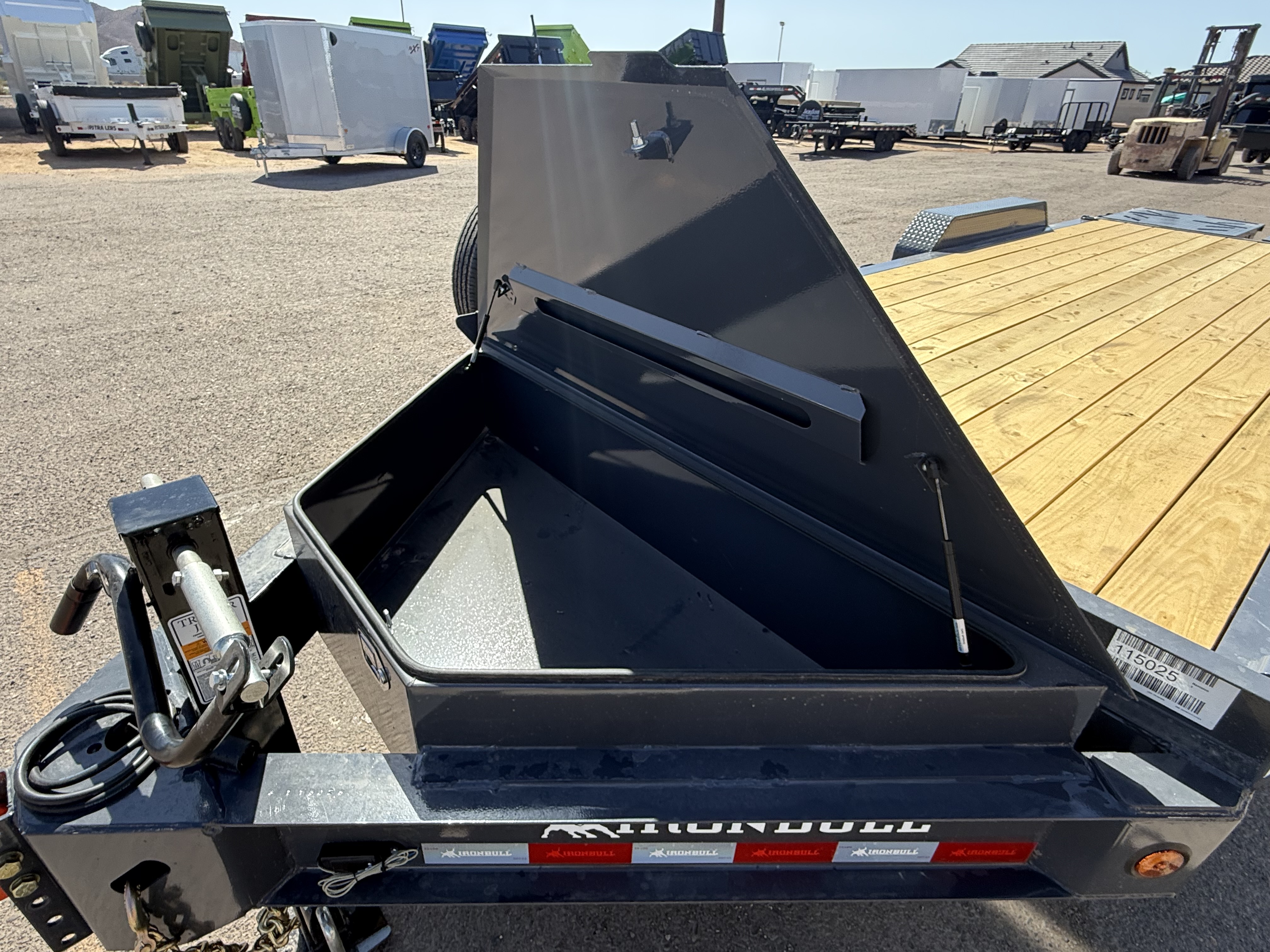 Norstar 22x83 IronBull, Tandem Axle, 14K GVWR, Rampage Ramps, Winch Plate - Stock #NS573 - Image 2 of 9