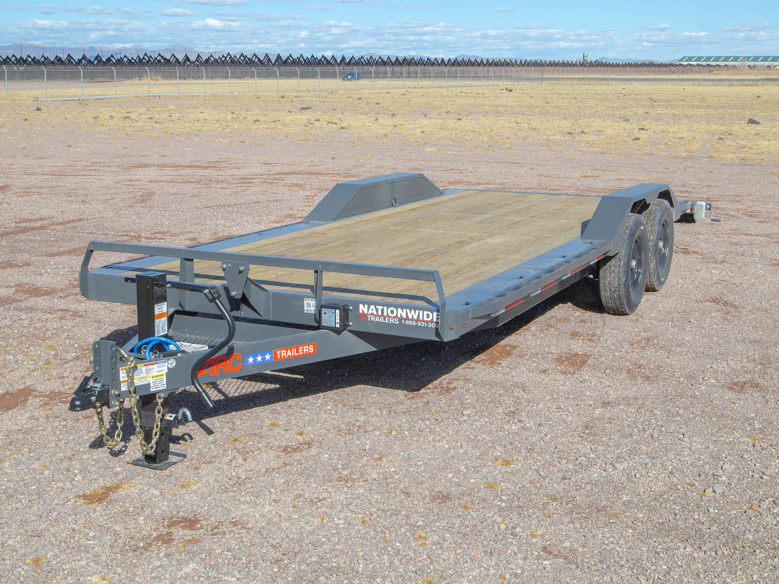 A-BEW — Bumper Pull Superwide Equipment Trailer - Image 8