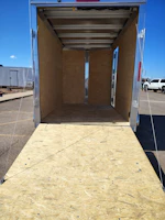 Alcom 10x6 All Aluminum XLT-P Enclosed, 3K GVWR, Side Door, Ramp Door Stock #ALC274 - Thumbnail 6