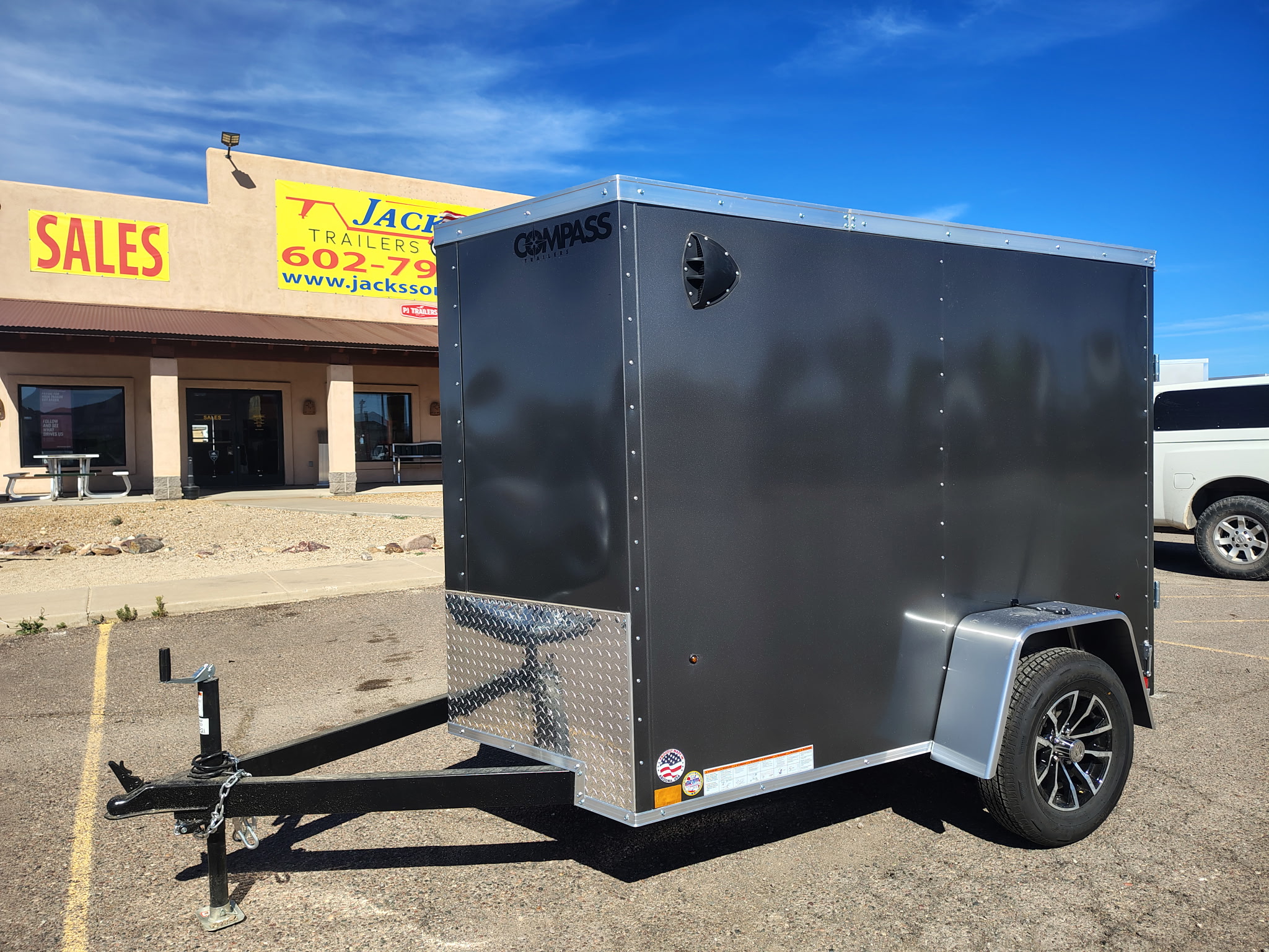 Compass 08x5 Indigo DLX, 3K GVWR, Ramp Door - Stock #CMP2836 - Image 1 of 6
