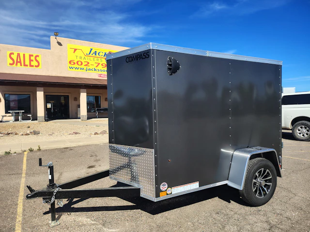 Compass 5'x8' Enclosed Cargo Trailer w/ Rear Barn Doors