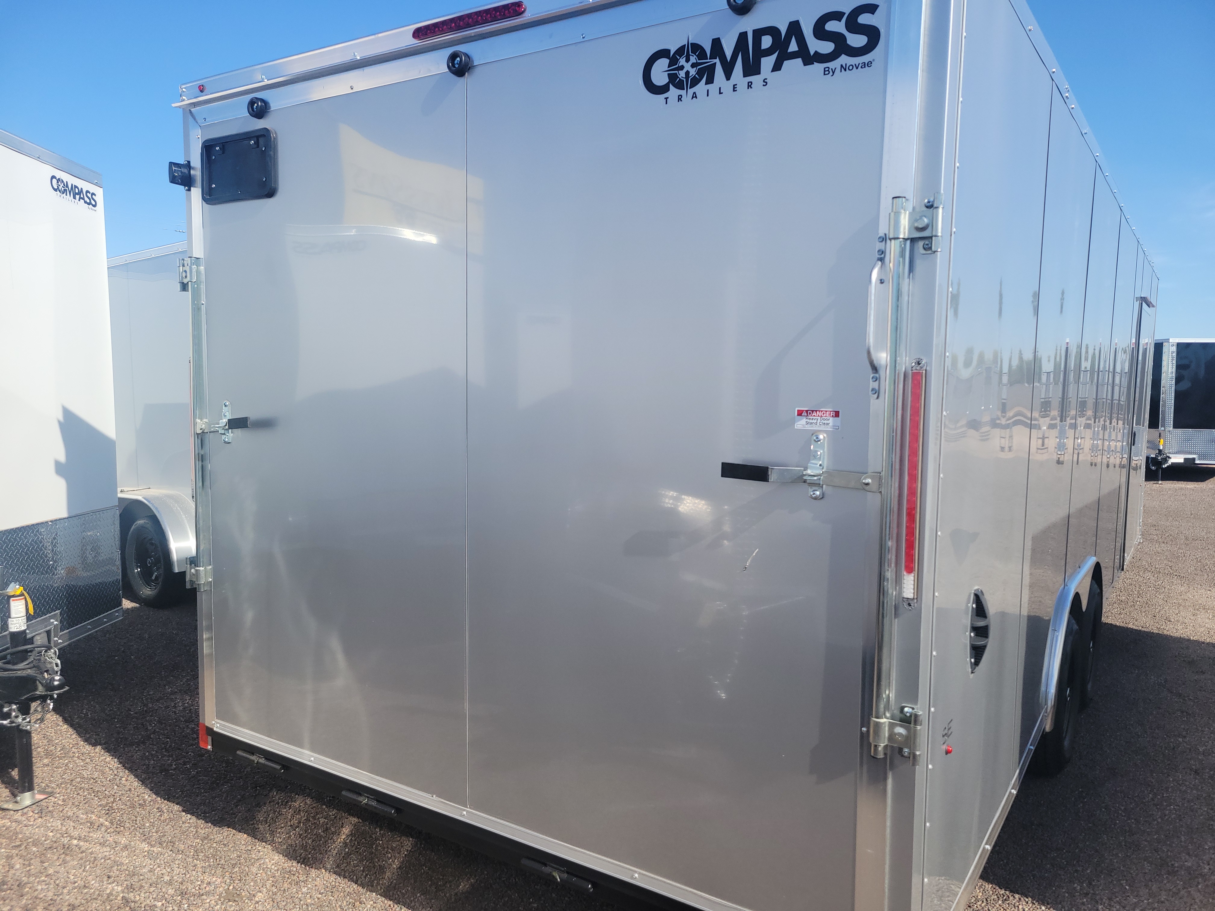 Compass 24x8.5 Jasper SE Car Hauler, 14K GVWR, Ramp Door, 6" Extra Height - Stock #USD8321 - Image 3 of 5