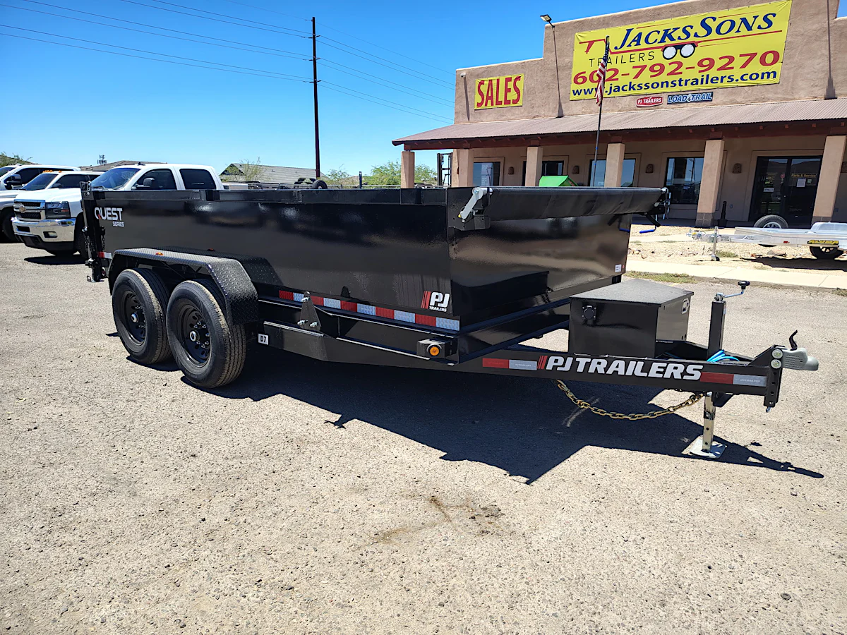 P.J. Trailers 14'x83" Channel Dump Trailer (D7) - Stock #PJD1703 - Image 11 of 11 P.J. Trailers 14'x83" Channel Dump Trailer (D7) - Stock #PJD1703 - Image 11 of 11