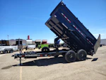 P.J. Trailers 12x83 Tandem Axle, 15,400 GVWR, Low Pro Dump, 48" Sides, 14 Ply Tires Stock #PJD1700 - Thumbnail 9
