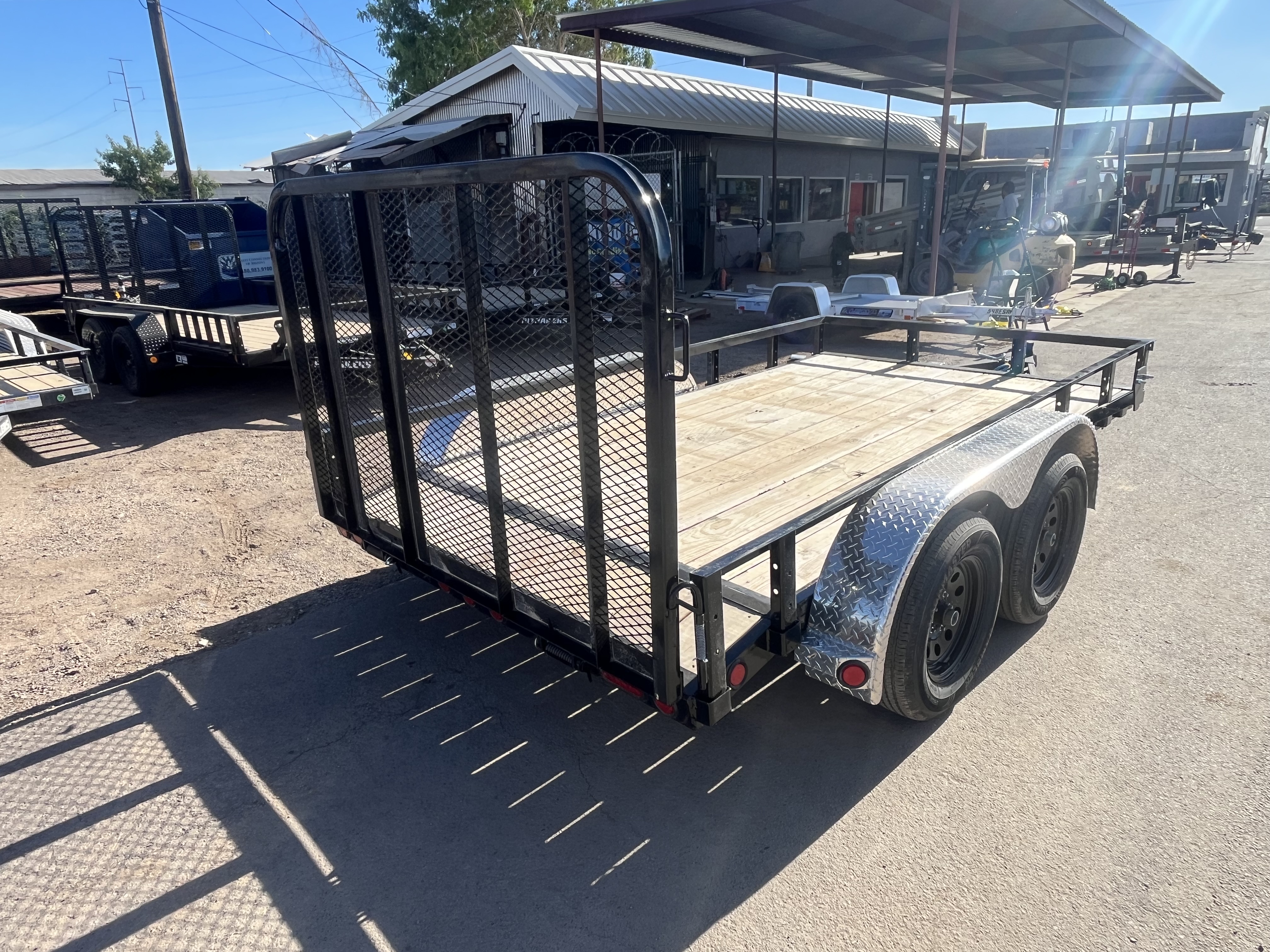 P.J. Trailers 12x77 Tandem Axle, 7K GVWR, Channel Utility - Stock #PPJ11094 - Image 5 of 9