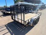 P.J. Trailers 12x77 Tandem Axle, 7K GVWR, Channel Utility Stock #PPJ11094 - Thumbnail 5