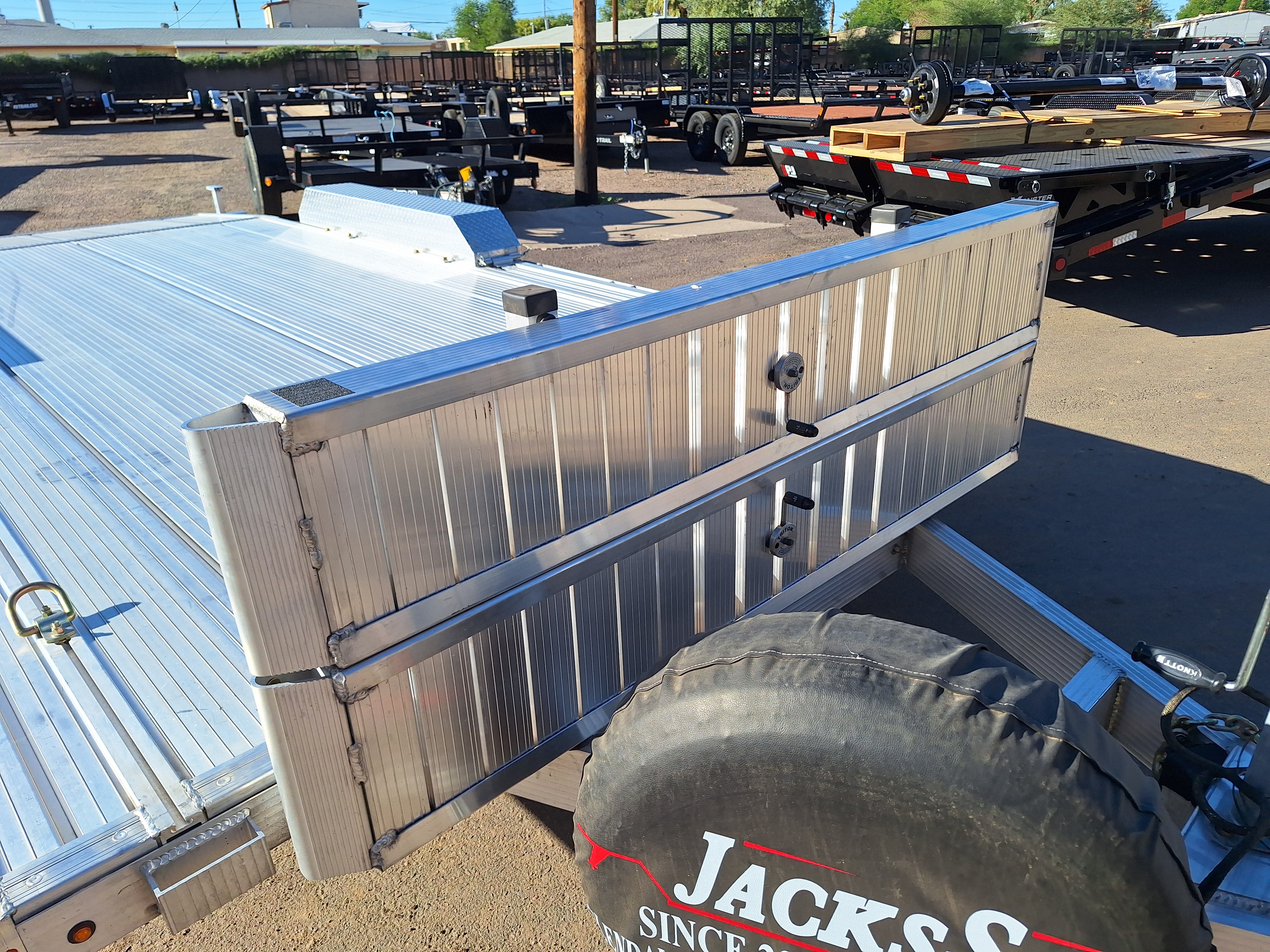 Triton 18x83 All Aluminum, 7K GVWR, Tandem Axle Car Hauler - Stock #TRI019 - Image 8 of 8