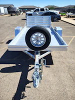 Aluma 10x68 All Aluminum, 3K GVWR, Heavy Single Axle, Bi-Fold Tailgate (6810H-S-BT) Stock #ALU368 - Thumbnail 6