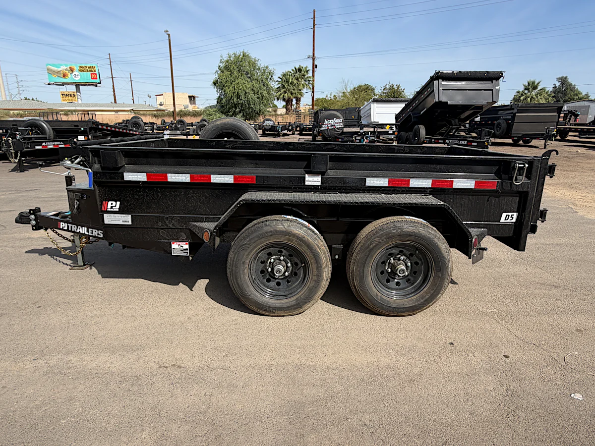 P.J. Trailers 10X60 Utility Dump, Tandem Axle, 7K GVWR - Stock #PJD1686 - Image 8 of 9 P.J. Trailers 10X60 Utility Dump, Tandem Axle, 7K GVWR - Stock #PJD1686 - Image 8 of 9