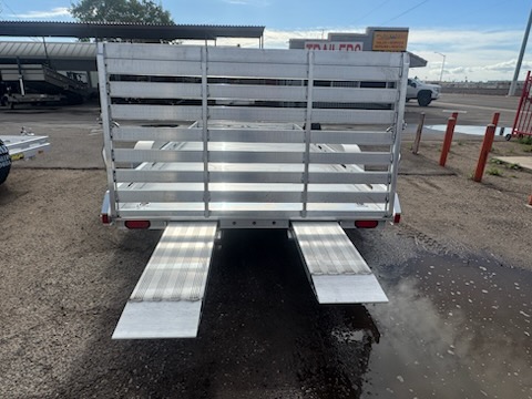 Aluma 16x80 All Aluminum, 8.5K GVWR, Tandem Axle, Electric Brake, Ramps, W/ Tailgate, RTD (8016TA-EL-R-TG-RTD) - Stock #ALU361 - Image 7 of 14