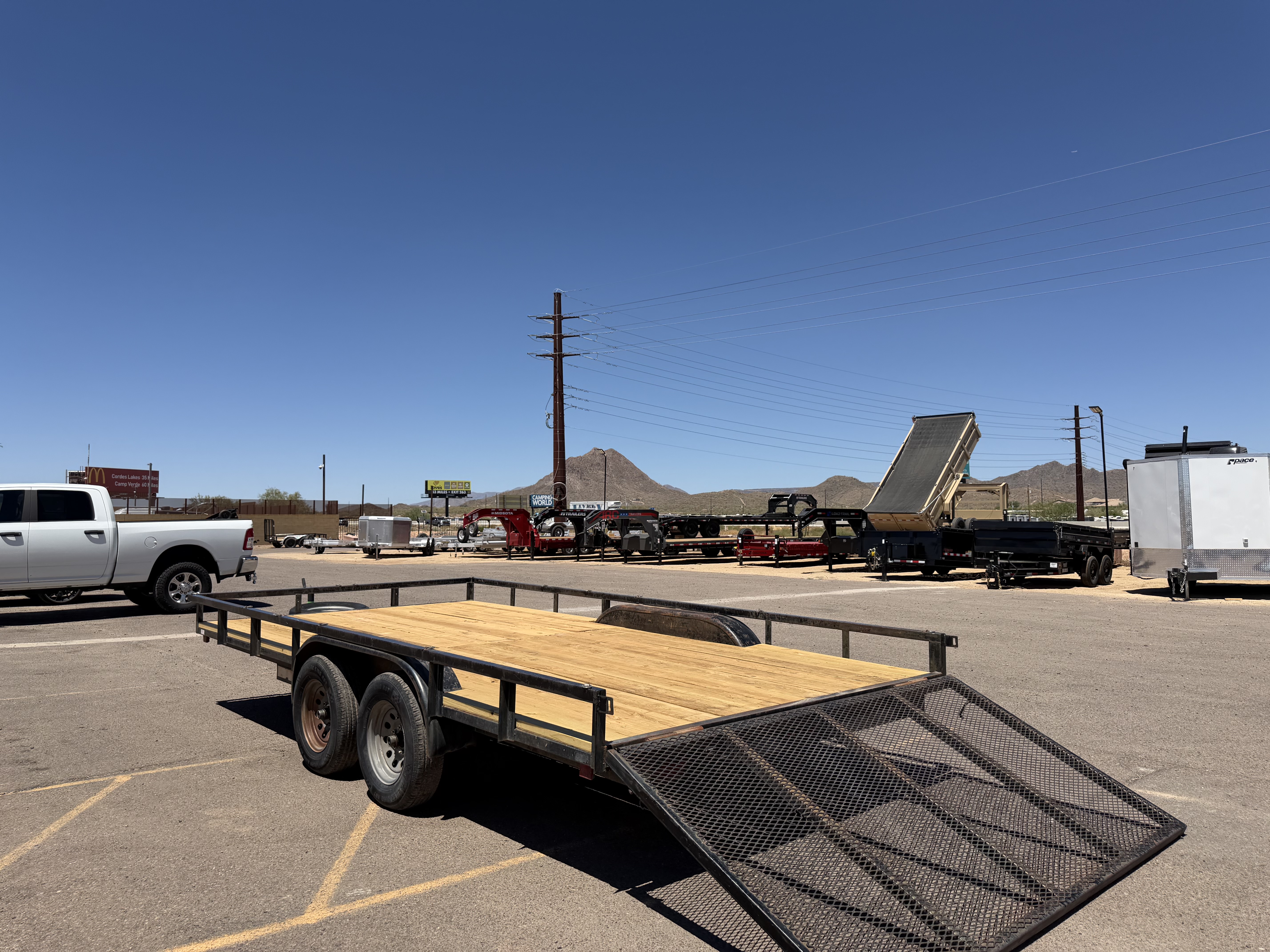 CARSON TRAILERS INC 16x7 Tandem Axle, 7K GVWR, Utility - Stock #USD7901 - Image 7 of 9