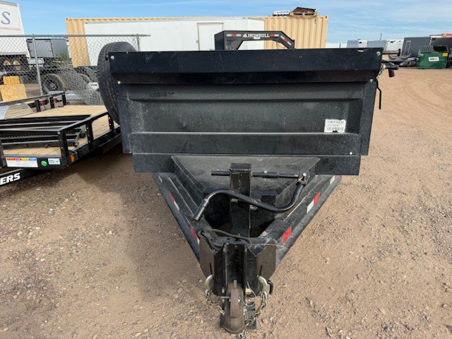 IRONBULL 12X72 TANDEM AXLE DUMP, 14K GVWR, 14PLY, 24" SIDES - Stock #USD7424 - Image 2 of 6