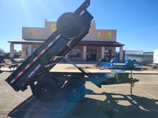 SURE-TRAC 10x6 SD Deckover Dump, 10K GVWR - Stock #SRD001 - Image 3 of 8
