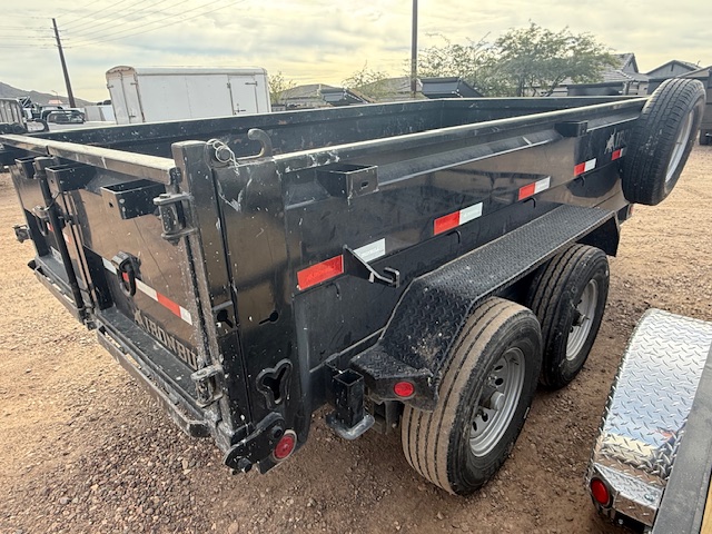 IRONBULL 12X72 TANDEM AXLE DUMP, 14K GVWR, 14PLY, 24" SIDES - Stock #USD7424 - Image 5 of 6