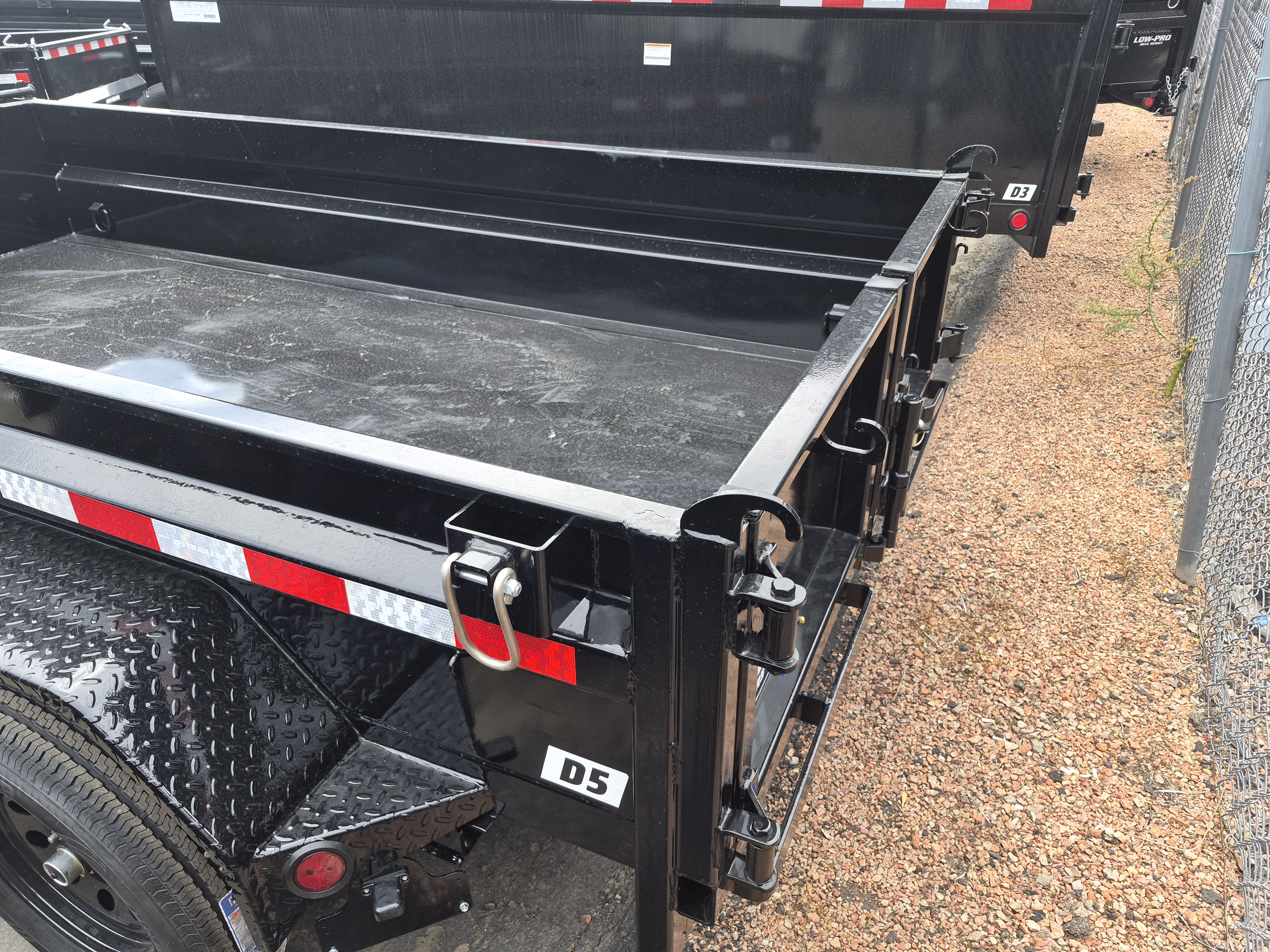 P.J. Trailers 10X60 Utility Dump, Tandem Axle, 7K GVWR - Stock #PJD1689 - Image 3 of 4