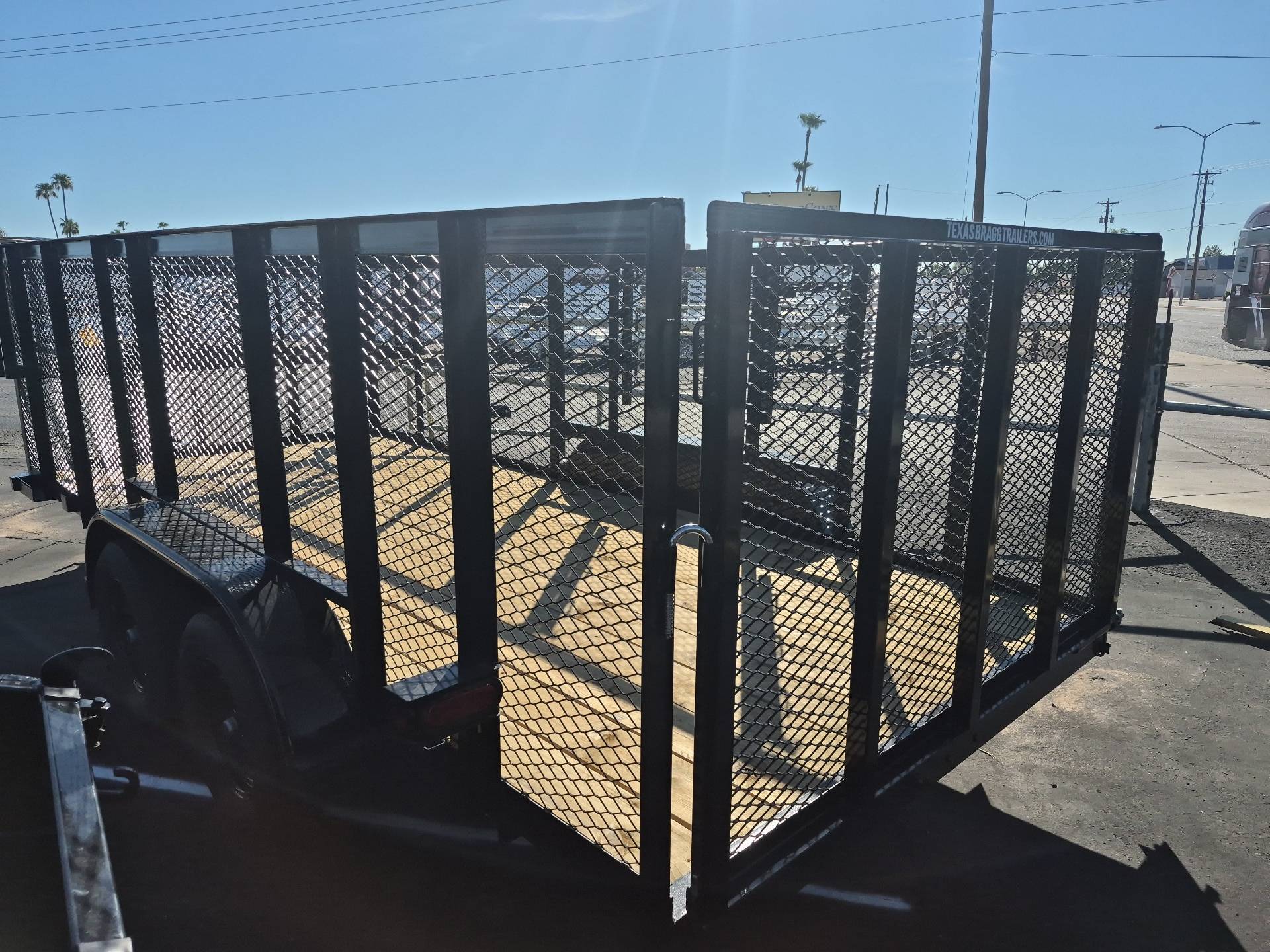 Texas Bragg 16'x83" Landscape Trailer with 4 ft Sides (16LST)