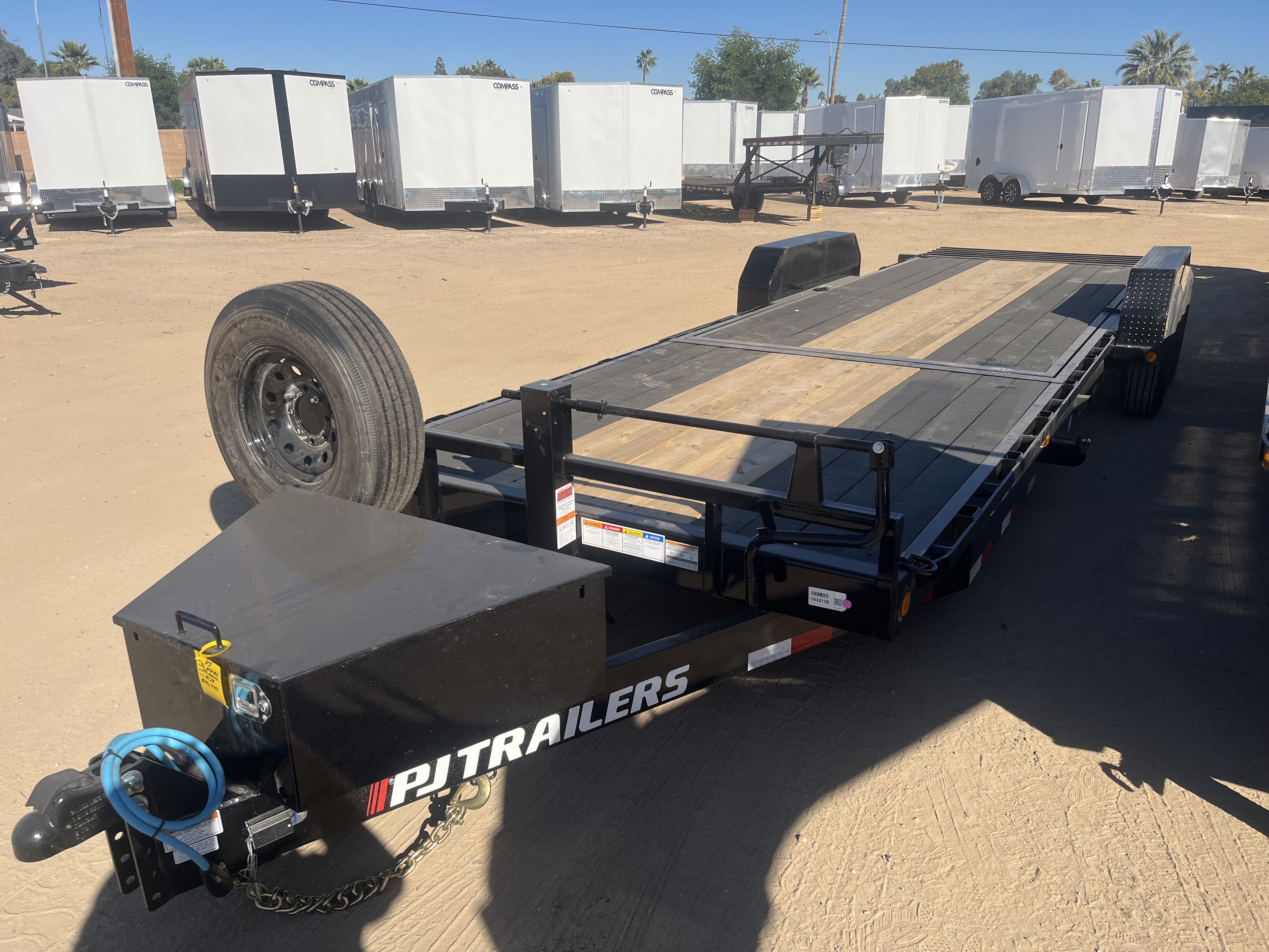 P.J. Trailers 24x83x6" Channel, Equipment Tilt, 14K GVWR, 14PLY, Blackwood Deck - Stock #PPJ10979 - Image 9 of 9