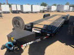 P.J. Trailers 24x83x6" Channel, Equipment Tilt, 14K GVWR, 14PLY, Blackwood Deck Stock #PPJ10979 - Thumbnail 9