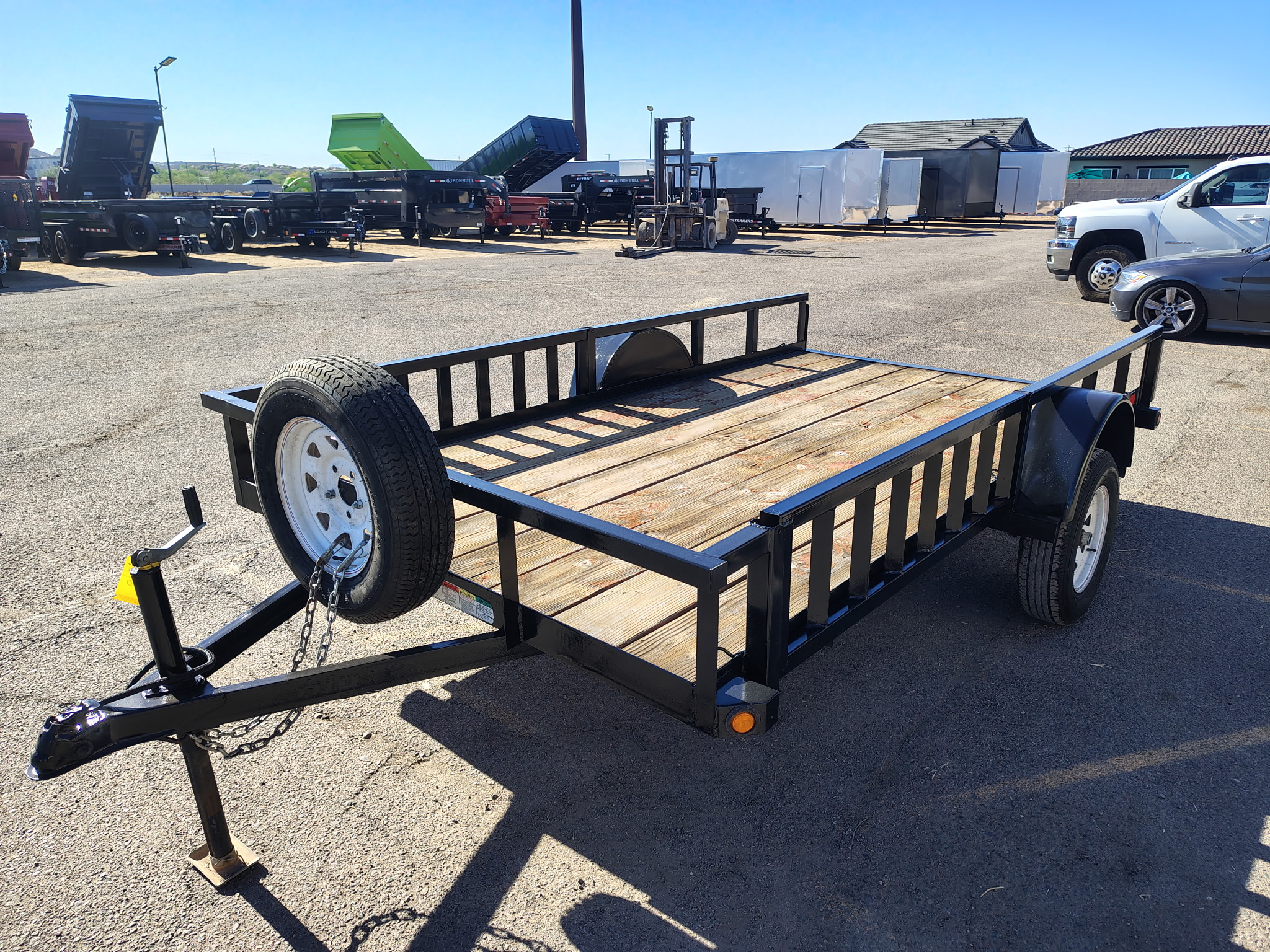 Bigtex 12x77 Single Axle utility - Stock #USD7132 - Image 3 of 7