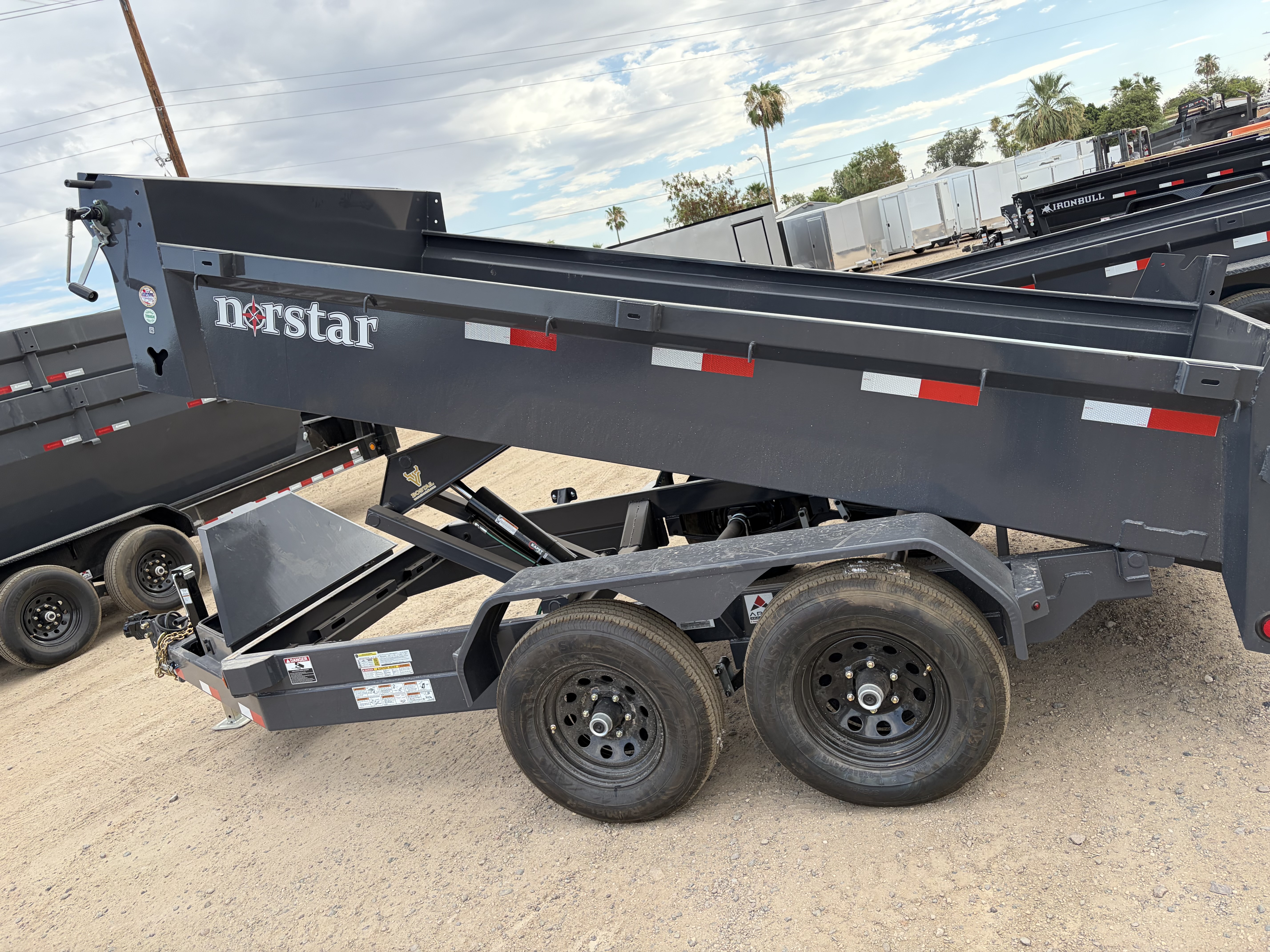 Norstar 12x72 Norstar Tandem Axle Dump, 10K GVWR, 20" Sides - Stock #NST1483 - Image 6 of 6