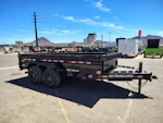 PJ Trailers 14x83 Tandem Axle, 15,400 GVWR, Low Pro Dump, 24" Sides, Solar Charger, 14 Ply Tires Stock #PJD1702 - Thumbnail 6