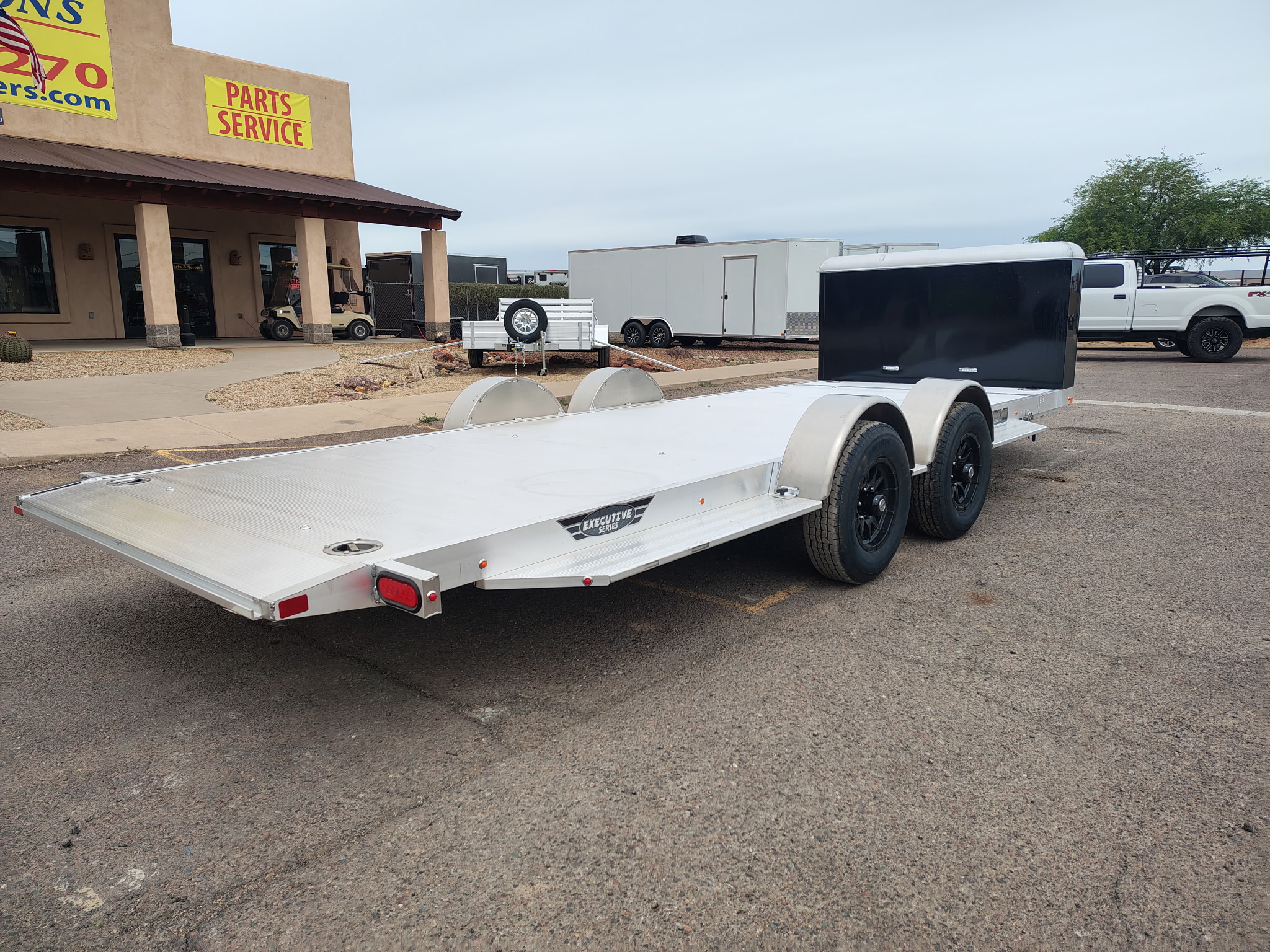 Aluma 18x82 All Aluminum, 10K GVWR, Heavy Tandem Axle, XL Tilt w/ Cargo Box (8218H-XL-TILT-TA-EL-RTD-CB) - Stock #ALU369 - Image 5 of 13